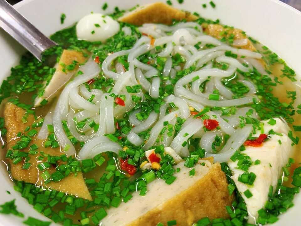 Bánh canh hẹ bé Bống